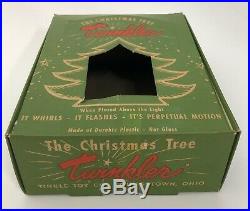 11 Vintage Christmas Tree Twinkler Bird Cage Spinner Ornaments with Box