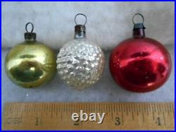 12 Assorted Vintage/Antique GERMAN 1930's Figural Feather Tree Xmas Ornaments