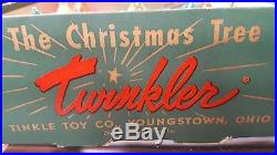 12 Vintage Christmas Tree Twinkler Birdcage Spinner Ornaments Original Box NOS