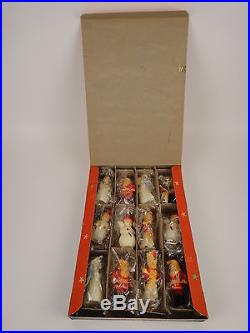 12 Vintage Tavern Candles Christmas Tree Ornaments withOriginal Box Excellent