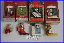 16 Vintage Hallmark Keepsake Christmas Tree Ornament Mice Mouse Anthropomorphic