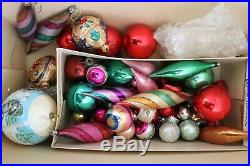 170+ Vtg Glass Christmas Tree Ornaments Mixed Lot Large Collection Hallmark Etc