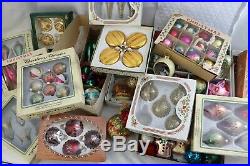 170+ Vtg Glass Christmas Tree Ornaments Mixed Lot Large Collection Hallmark Etc