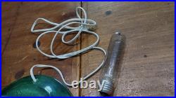 18 Inch Tall Vintage Ceramic Christmas Tree with base, bulb, lights