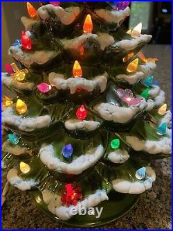 18 Tall Vintage Ceramic Christmas Tree