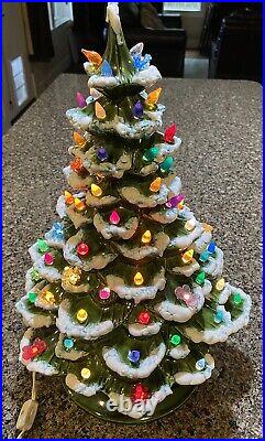 18 Tall Vintage Ceramic Christmas Tree