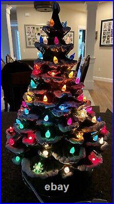 18 Tall Vintage Ceramic Christmas Tree