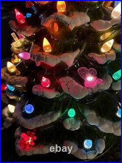 18 Tall Vintage Ceramic Christmas Tree