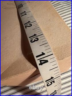 1950's Vintage Western Germany Santa Christmas Tree Topper Blue Blown Glass 14