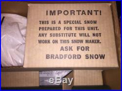 1960's BRADFORD CHRISTMAS TREE SNOW MAKER UP TO 7 1/2' VINTAGE RARE