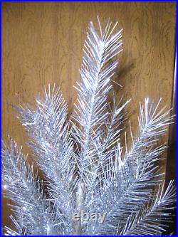 1970s Vintage USSR artificial Christmas tree? Luminum color. Rare. Tree. Silver