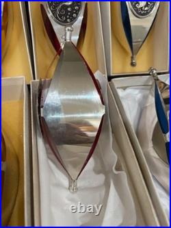 1972 International Sterling Silver Twelve Days Of Christmas Ornaments