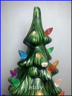 1973 Vintage Holland Mold Ceramic Christmas Tree 19x 11