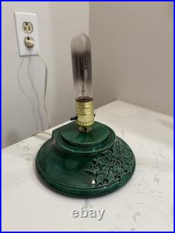 1975 Vintage Ceramic Christmas Tree Lighted with Base 16.5 Inches Tall