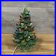 1977 Vintage Mold Ceramic Lighted Christmas Tree 12 Tall