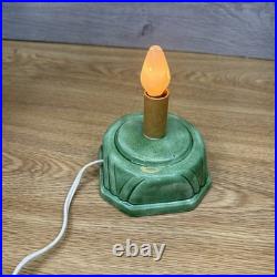 1977 Vintage Mold Ceramic Lighted Christmas Tree 12 Tall