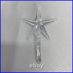 1982 Vintage 2 Piece 16 Ceramic Lighted Christmas Tree Green with Holly Base Nice