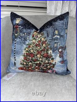 2-nwt Caldeira Vintage Christmas Tree Holiday Decorative Pillows