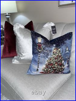 2-nwt Caldeira Vintage Christmas Tree Holiday Decorative Pillows