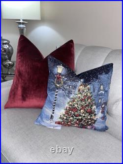 2-nwt Caldeira Vintage Christmas Tree Holiday Decorative Pillows