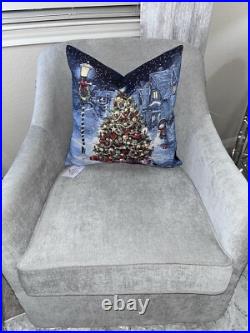 2-nwt Caldeira Vintage Christmas Tree Holiday Decorative Pillows