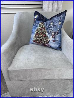 2-nwt Caldeira Vintage Christmas Tree Holiday Decorative Pillows