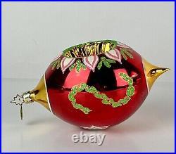 2005 25th Anniv Radko Flora Flare Drop 1011423 Fantasia Christmas Ornament