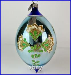 2005 25th Anniv Radko Flora Flare Drop 1011423 Fantasia Christmas Ornament