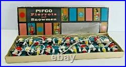 20x PIFCO'PIERROTS AND SNOWMEN' VINTAGE LIGHTS NO. 1239 CHRISTMAS TREE F22