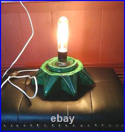 24 Atlantic Mold Ceramic Flocked Christmas Tree Slim Lighted Birds Snow Vintage