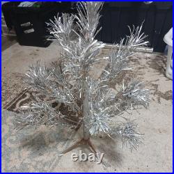 24 inch Vintage 60's Sparkler Pom Pom Aluminum Christmas Tree with16 Branches 24 inch Vintage 60's Sparkler Pom Pom Aluminum Christmas Tree with16 Branches