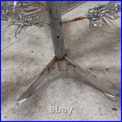 24 inch Vintage 60's Sparkler Pom Pom Aluminum Christmas Tree with16 Branches