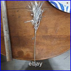 24 inch Vintage 60's Sparkler Pom Pom Aluminum Christmas Tree with16 Branches