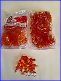 240 Vintage Narco Twinkle Bulbs Orange Star Ceramic Christmas Tree Halloween 240 Vintage Narco Twinkle Bulbs Orange Star Ceramic Christmas Tree Halloween