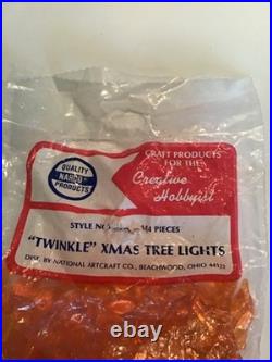 240 Vintage Narco Twinkle Bulbs Orange Star Ceramic Christmas Tree Halloween 240 Vintage Narco Twinkle Bulbs Orange Star Ceramic Christmas Tree Halloween