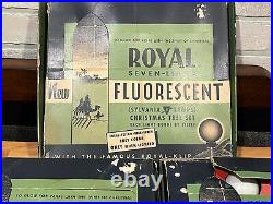 3 Box Sets Vintage Royal Fluorescent Christmas Tree Lights 20 Bulbs Total