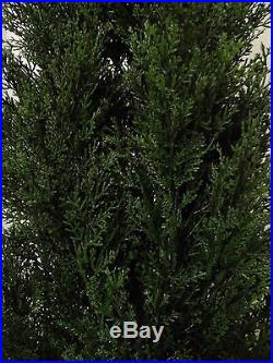 3 CEDAR OUTDOOR TREE 7ft TOPIARY ARTIFICIAL UV CYPRESS PINE EVERGREEN 65 JUNIPER