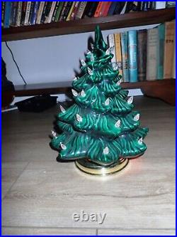 3 Vintage Ceramic Canadian Christmas Trees 1977