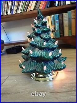 3 Vintage Ceramic Canadian Christmas Trees 1977