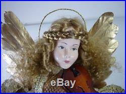 30 inch angel tree topper, vintage christmas ornament