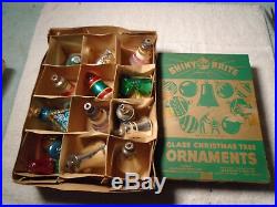 31 Vintage Bell Christmas Tree Blown Glass Ornaments Shiny Brite Poland