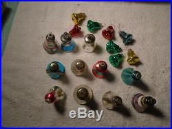 31 Vintage Bell Christmas Tree Blown Glass Ornaments Shiny Brite Poland