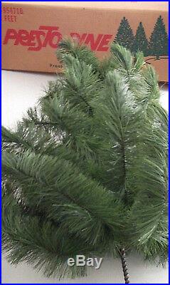 4' PRESTO PINE Green PREASSEMBLED Flame Retardant CHRISTMAS TREE, Stand & BOX