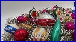 43x mismatched Christmas tree glass ornaments Mercury ornaments Glass