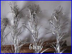 46 Vintage Stainless Aluminum Christmas Tree 24 Branches & Box Only Replacement