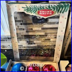 47 Shiny Brite WGermany Christmas Tree Ornaments Vintage 1940s 1950s Various USA