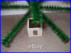 48 Vintage Real Goose Feather Christmas Tree! Made In USA