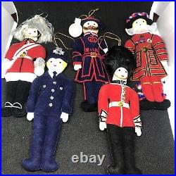 5 Saint Nicolas Christmas Tree Decorations Ornaments King's Royal Guards