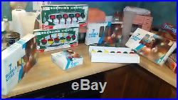 5 boxes Vintage CHRISTMAS TREE BUBBLE LIGHTS 38 TOTAL LIGHTS COMPLETE Strings