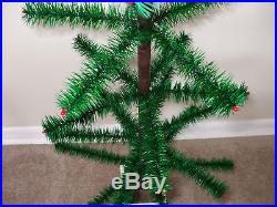 50 VINTAGE CHRISTMAS FEATHER TREE! MADE IN USA! REAL GOOSE FEATHERS
